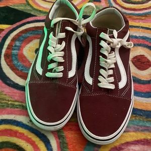 Vans Maroon red